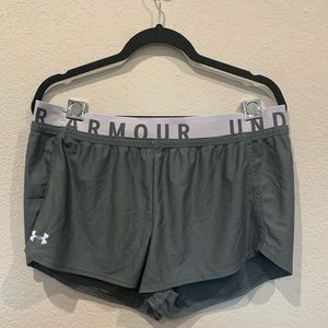 Under Armour Heat Gear Gray running shorts